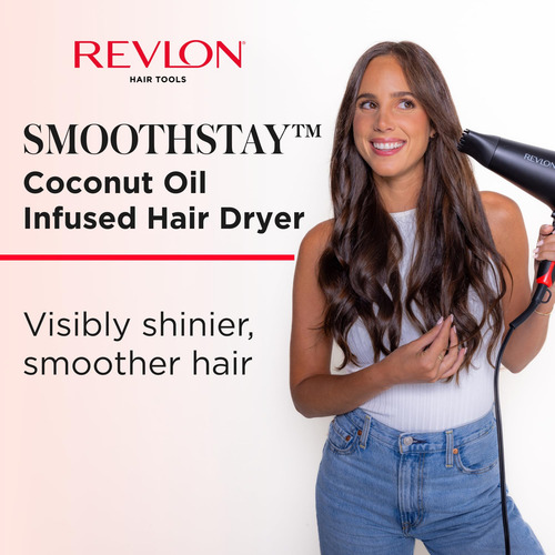 Secador De Pelo Con Infusión De Aceite De Coco Revlon Smooth