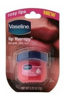 Vaseline, Rosy Lips, Lip Therapy, .25 Oz, (paquete De 3)