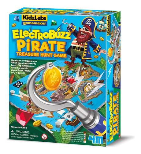 Juego De Ciencia Búsqueda De Tesoro Pirata Electrobuzz Niños