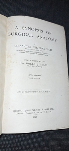 Imagen 2 de 2 de A Synopsis Of Surgical Anatomy Alexander Lee Mcgregor