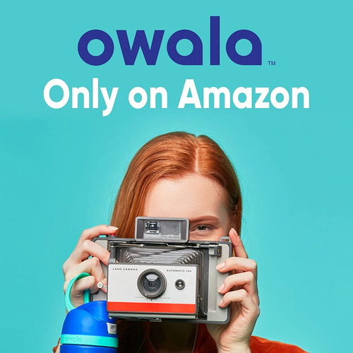 Owala - Botella De Agua De Acero Inoxidable Aislada Con Popo