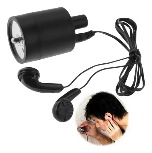 Potente Dispositivo De Escucha De Audio Negro