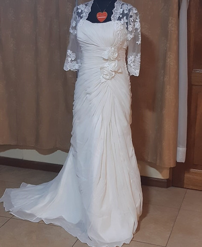 Vestido Novia,con Bolero Hecho En Chile Casa De Las Novias