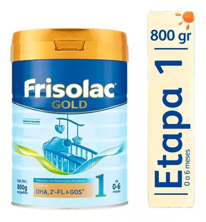 Frisolac Gold 1 800gr Sabor N/a