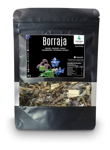 Borraja Hierba Seca 100% Natural 100 G