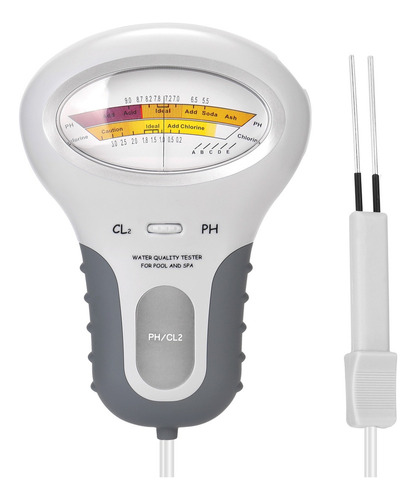 Medidor De Cloro 2 En 1 Ph Pc-102 Ph Tester De Cloro