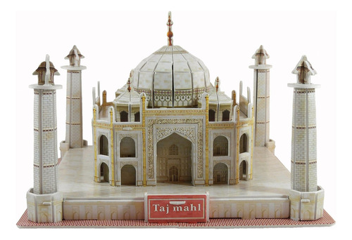 Rompecabezas 3d Creative Modelo Taj Mahal De Papel Diy Rmd2