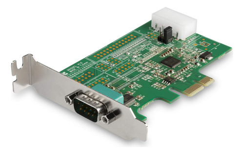 Startech.com Tarjeta Adaptadora Pci Express Serial Rs232 De 1 Puerto - Tarjeta Controladora De Host Serial Pcie Rs232 - Tarjeta De Expansión De Perfil Bajo - Windows, Macos, Linux (pex1s953lp)