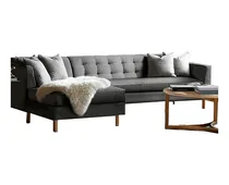 Comprar Mueble Sala Roma Lino Gris Derecha Mueble Sala Sofa Sillones