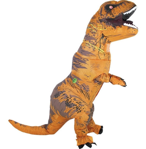 Disfraz Dinosaurio Traje Inflable T-rex Jurasico Adulto