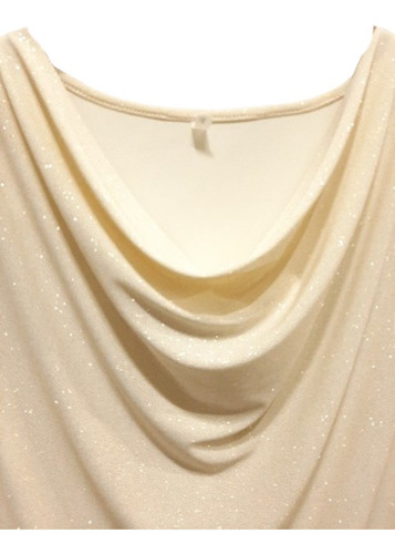 Blusa Brillo Fiesta 3/4 Buche Talles Grandes