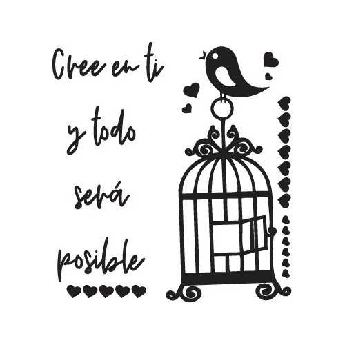 Cree En Ti Y Todo Será Posible Frase Decorativa Motivadora