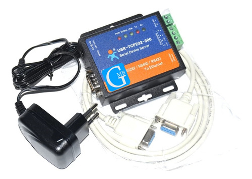 Conversor Serial Rs232 Rs485 Rs422 Ethernet Usr Tcp232-306