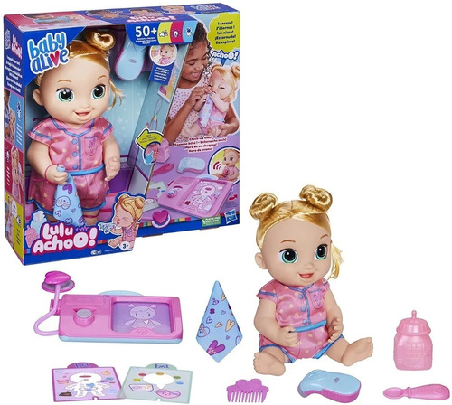 Baby Alive Lulu Achoo Muñeca Interactiva Reacciones, Sonidos