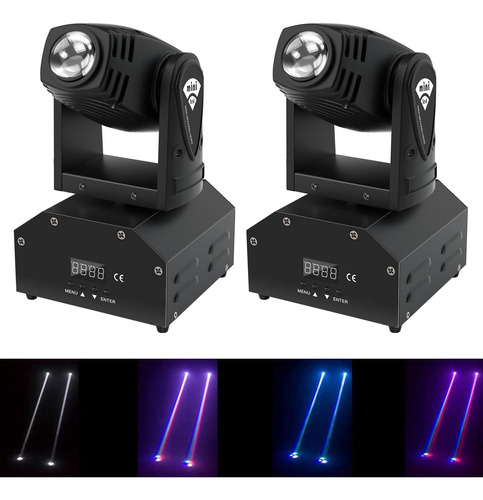 Dmx 512 - Luces De Dj Para Cabeza Mvil, Mini Luz Led De Cabe