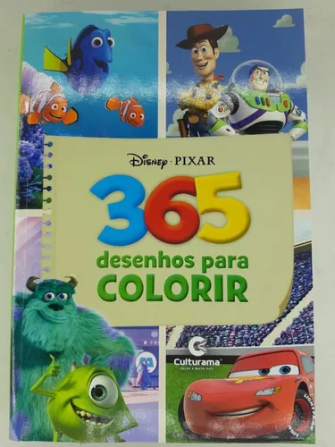 365 desenhos para colorir Disney Pixar