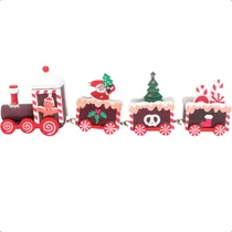 Comprar Tren Madera Adornos Navideños Decoración Hogar Navidad Regal