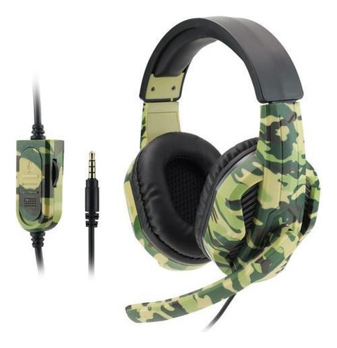 Fone Headphone Game Camuflado Xbox One Ps4 Pc/ Gamer