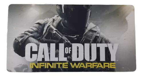 Mousepad Call Of Duty Personagem arma game jogo retangular