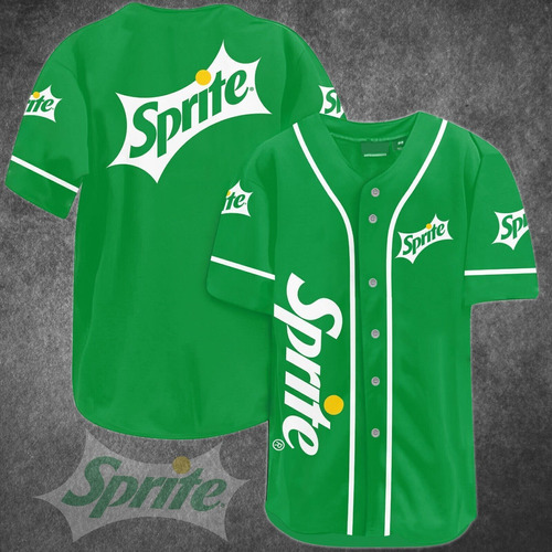 Polera De Béisbol Sprite, Para Amantes De Los Refrescos