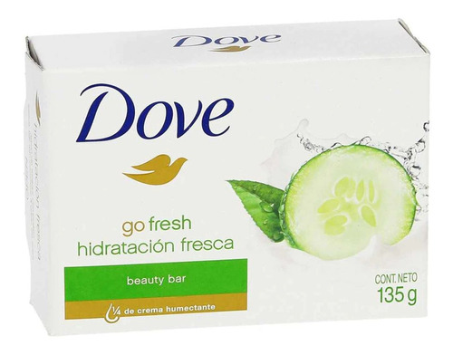 Jabón En Barra Dove Hidratación Fresca 135g