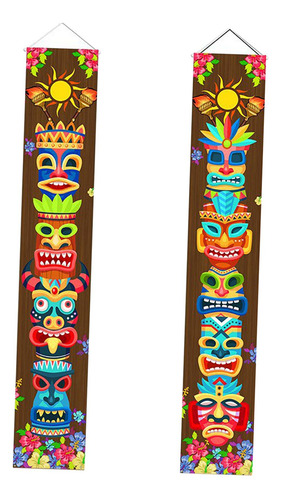 Banner Hawaiian Luau Palmera Decoración Para La Playa Al
