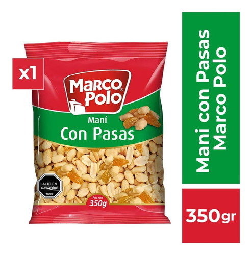 Mani Con Pasas Marco Polo 350gr