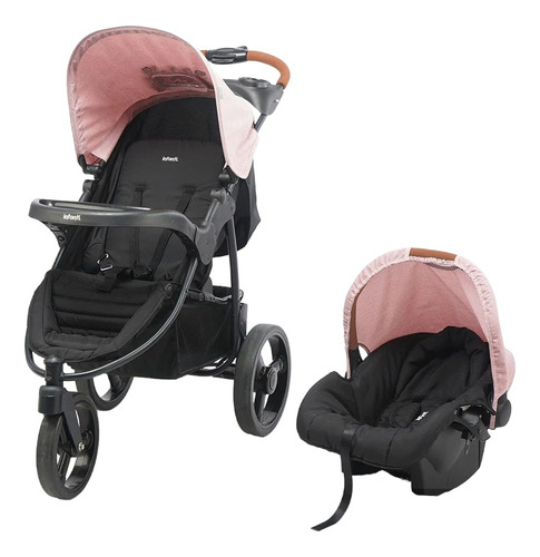 Coche Bebé Travel System Jogger Tizzy Infanti P60 3 Ruedas