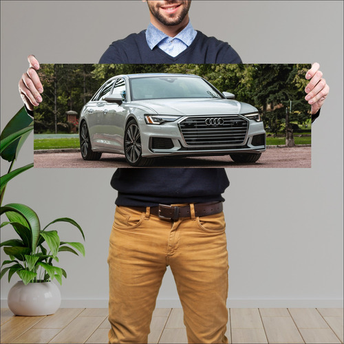 Cuadro 30x80cm Auto 2019 Audi A6 Sedan S Line Us 478