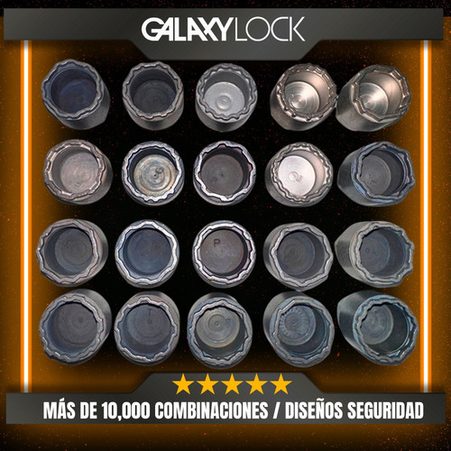 Aem Lug Nuts Locks Jeep Liberty 2008-2014 4x2 1/2 - 20 Unf G