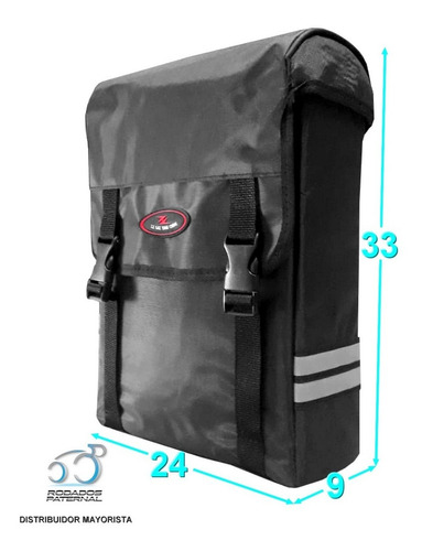 Imagen 2 de 10 de Alforja Bolso De Bicicleta Lateral 15lts Viaje Diario