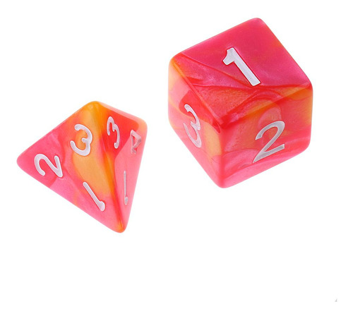 14pcs Dados D3 D8 D10 D12 D20 Juegos De Accesorios