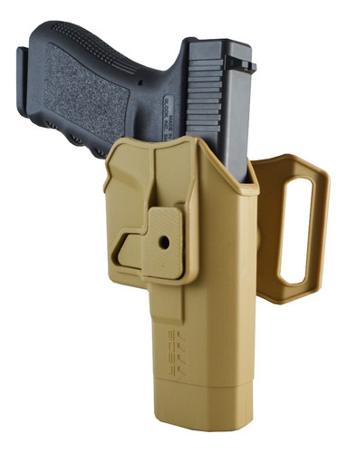 Pistolera Boer Funda Tactica Externa Polimero Glock 17 22 31
