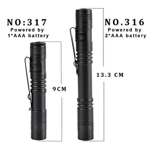 Linterna Pocketman, 4 Unidades, Linterna Led De 1000 Lúmenes