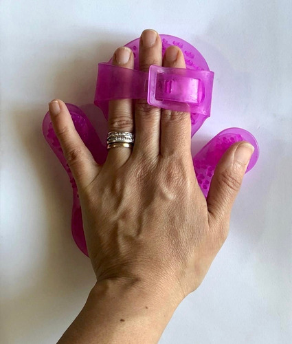 Masajeador Manual Corporal 9 Bolas Acero Manopla Relajante