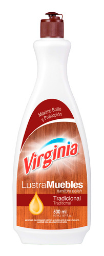 Lustra Muebles Crema Virginia Tradicional 500 Ml