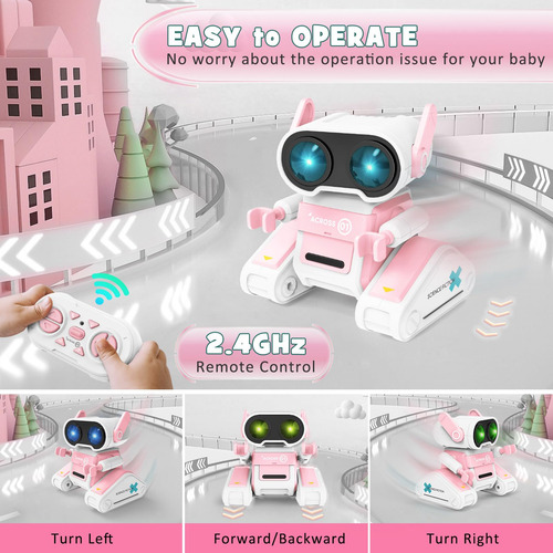 Juguetes Robot Recargables Con Control Remoto Y Música Para