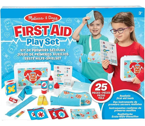 Maleta De Juego De Primeros Auxilios Realista Melissa&doug