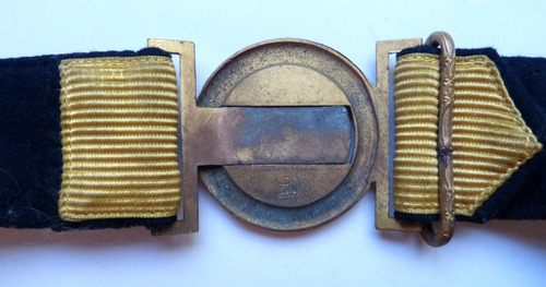 Antiguo Cinturon Prefectura Argentina Uniforme De Gala (Usado)