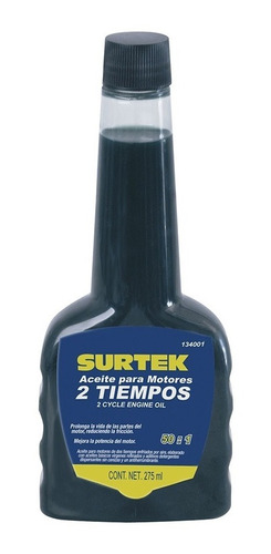 Aceite Equipos 2 Tiempos 250 Ml Disminuye Emisiones Surtek