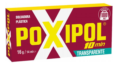 Pegamento Líquido Soldadura Poxipol® 10 Min Transparente 21g