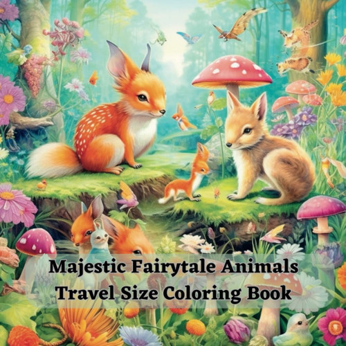 Libro: Majestic 3d Fairytale Animals: Adults Travel Size Col