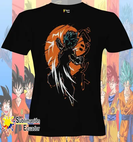 Camisetas Totalmente Personalizadas Dragon Ball Anime MercadoLibre