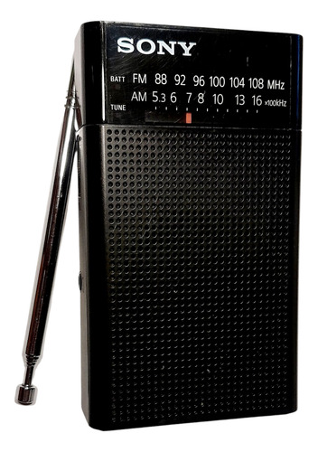 Radio Am Fm Portátil Sony Icf-p26 (excelente Estado) Negro