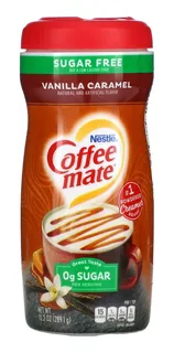 Coffee Mate Vanilla Caramel Sugar Free Sem Lactose 289 Gr