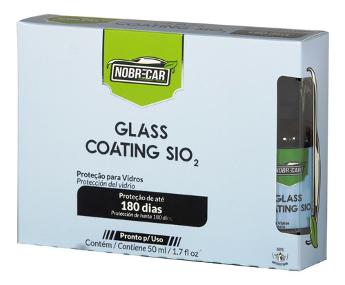 Glass Coating Proteção E Repelência Para Vidros Nobre Car