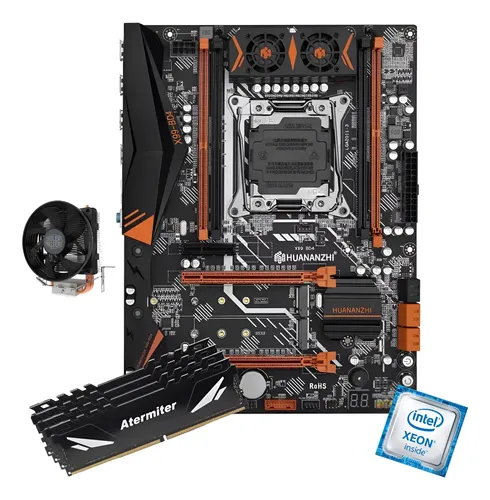 Kit Gamer Placa Mae X99 Huananzhi Bd4 Xeon E5 2699 V4 128gb2