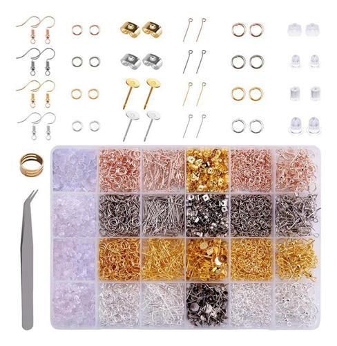 3600x Earring Making Kit Diy Handmade Silicone Earrings