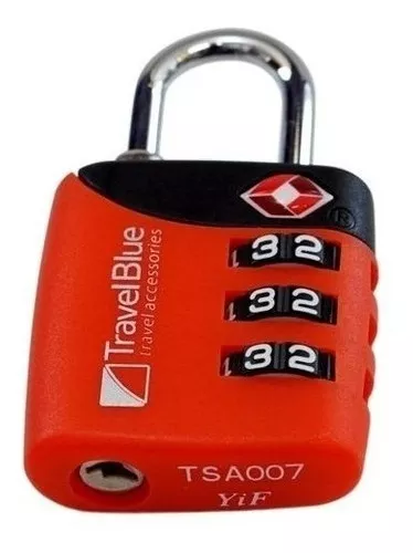 Travel Inspira Candado de equipaje aprobado por la TSA, candados de  combinación de 3 dígitos con cable para maletas y equipaje (rojo, paquete  de 2)