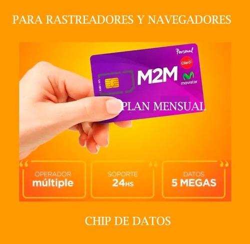 Chip Y Plan 20mb M2m Para Gps